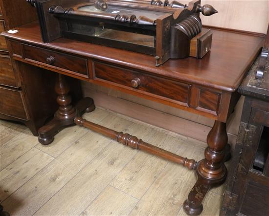 A Victorian mahogany washstand
